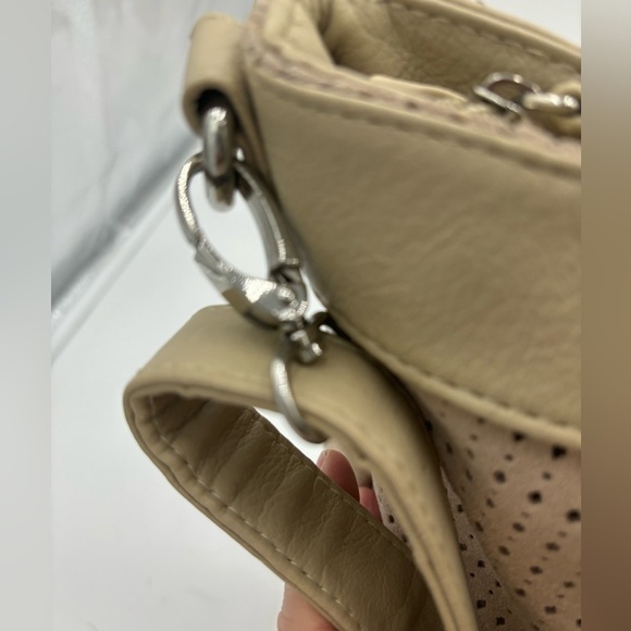 🇮🇹 CARPISA VERA PELLE Italian Leather Suede Crossbody Bag - Picture 11 of 16